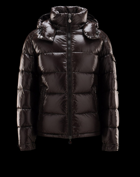 Doudoune Moncler Maya Homme Marron Foncé